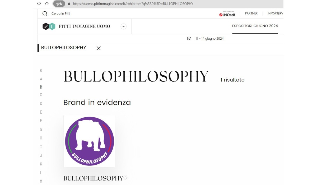 Bullophilosophy a Pitti Immagine Uomo - Giugno 2024